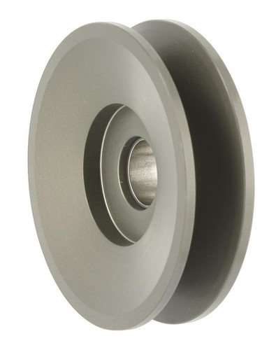 Powermaster Alternator Pulley V-Belt 1 Groove 2.8in Aluminum Gray | 181