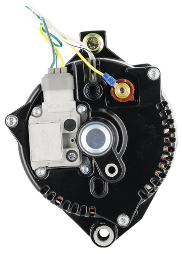 Powermaster 200 Amp 12V Black Serpentine Alternator for Late Model Ford 3G 57759