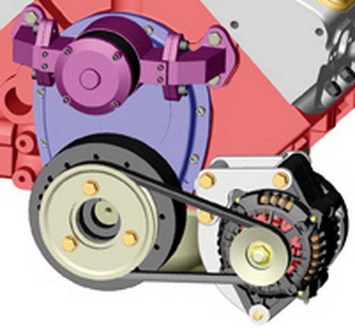 Powermaster Driver Side Low Mount Alternator Bracket for Small Block Chevy | 770