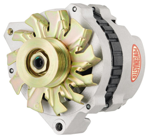 Powermaster 140 Amp 12V Natural Serpentine Alternator for GM CS130 | 47861
