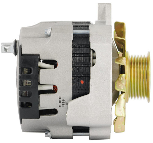Powermaster 140 Amp 12V Natural Serpentine Alternator for GM CS130 | 47861