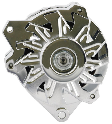Powermaster Alternator GM CS130 140 Amp Chrome Serpentine for GM | 37861