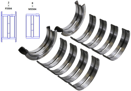 Enginetech RMF351WAP | Premium Re-Ring Kit for 69-76 Ford 5.8L/351 V8 Windsor