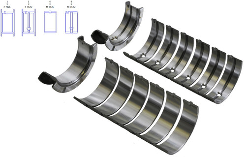 Enginetech RMC250A | Re-Ring Kit for Chevrolet 63-67 3.8L/230 and 66-68 4.1L/250