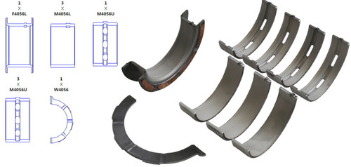 Enginetech RMF155AP | Premium Re-Ring Kit for 6/15/99-00 Ford 2.5/155 V6 Duratec