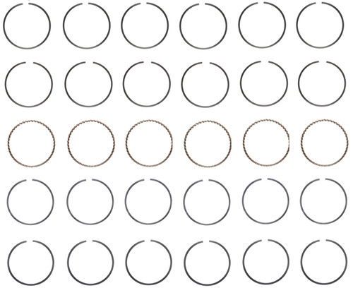Enginetech S38816 | Premium Piston Rings for 96-06 Jeep 4.0L/242 Steel/Moly Top