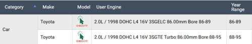 Enginetech BB1419 | Rod Bearings for 86-95 Toyota 2.0L 3SGELC and 3SGTE Turbo