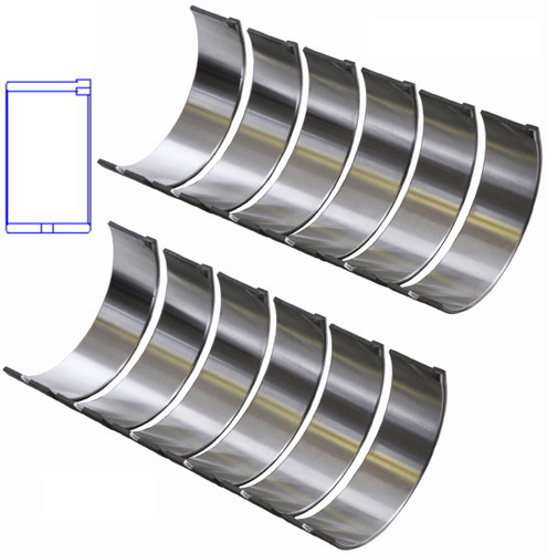 Enginetech BB630J | Rod Bearings for 87-03 Chrysler/Dodge 3.9L/239 OHV 12V