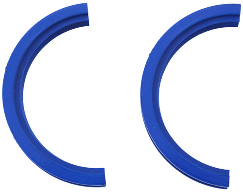 Enginetech S0763 2-Piece Silicone Rear Main Seal for 1959-1989 Buick Cadillac Chevrolet GMC Oldsmobile Pontiac - Offset Double Lip