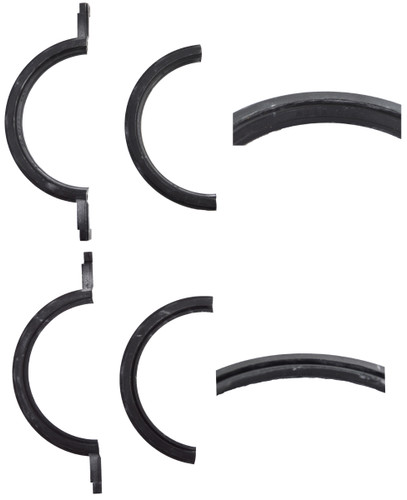 Enginetech S0692 2-Piece Polyacrylate Rear Main Seal for 1964-1986 American Motors International Jeep - Single Lip - OEM-Spec Replacement