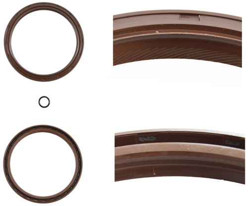 Enginetech SK0113 1-Piece Viton Rear Main Seal Kit for 1991-2000 Chevrolet GMC - Offset Lip - Kit with O-ring - OEM-Spec Replacement