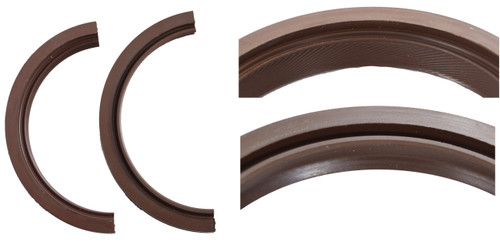 Enginetech S3787 2-Piece Viton Rear Main Seal for 1970-1980 Chevrolet GMC Oldsmobile Pontiac - Double Lip - OEM-Spec Replacement