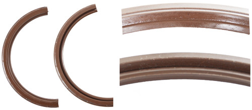 Enginetech S3502 2-Piece Viton Rear Main Seal for 1965-1997 Ford Lincoln Mercury Oldsmobile - Offset Lip - OEM-Spec Replacement