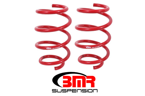 BMR Front Handling Lowering Springs (Red) for 15-17 Mustang S550