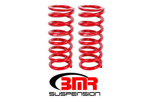BMR Front Lowering Springs (Red) for 79-04 Fox Mustang