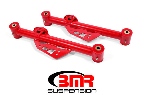 BMR Non-Adj Lower Control Arms (Red) for 79-98 Fox Mustang Poly