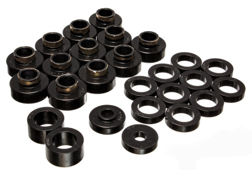 Energy Suspension Black Body Mount for Jeep CJ8 Scrambler | 2.4104G
