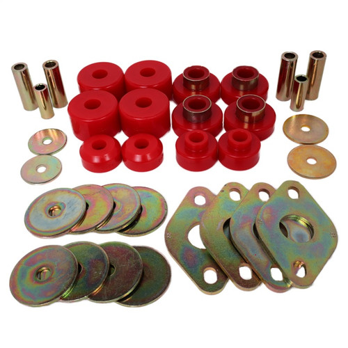 Energy Suspension Red Body Cab Mount Set for Toyota | 8.4109R