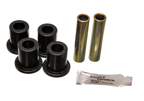 Energy Suspension Black Front Spring Shackle Bushing Set for Ford | 4.2130G