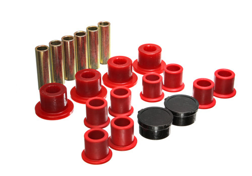 Energy Suspension Red Rear Leaf Spring Bushing Set for Ford Ranger | 4.2154R