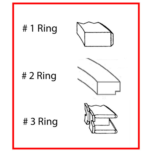 Enginetech Premium Piston Ring Complete Set for Buick 122 .75 OS | C85914-.75