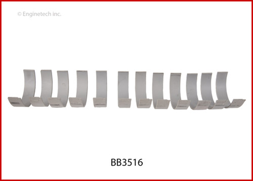Enginetech Full Connecting Rod Bearing Set for Acura  .50 OS | BB3516.50