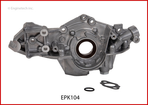 Enginetech Oil Pump with Gasket- Enginetech Pressure King Brand for Hyundai 