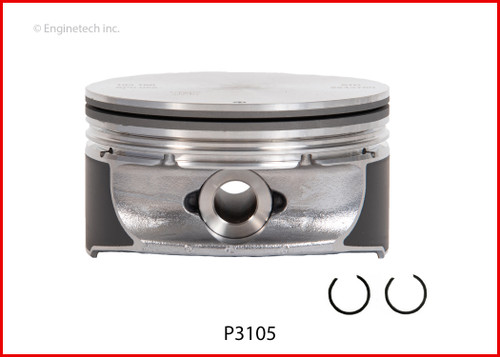 Enginetech Piston Set without Rings for Chevrolet 376 .75mm  OS