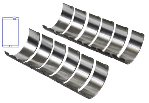 Enginetech BB612J030 .030 Undersize Rod Bearing Set for 1964-2004 Jeep American 3.3L-4.2L - Complete Connecting Rod Bearing Set