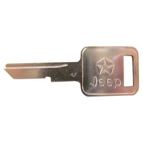 Crown Automotive 3641914 Ignition Key Blank - Uncoded - Fits 1976-1991 Jeep CJ, YJ, XJ, SJ, J-Series