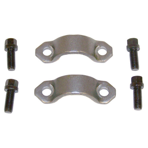 Crown Automotive 4006698K U-Joint Strap Kit - Includes Straps & Bolts - Fits 1974-2006 Jeep TJ, YJ, XJ, ZJ, WJ & More
