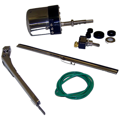 Crown Automotive 12VST Wiper Motor Kit Front Left & Right - Fits 1941-1945 Jeep M38