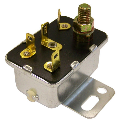 Crown Automotive 33003934 Starter Relay - 4 Spade + Threaded Post - Fits 1987-1991 Jeep XJ, SJ, J-Series
