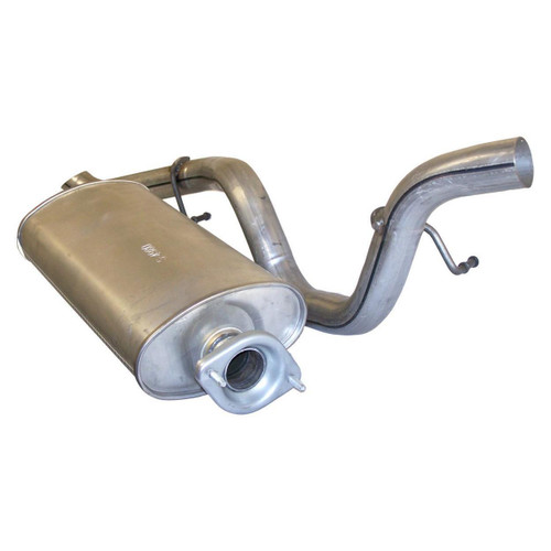 Crown Automotive 52019241AF Muffler & Tailpipe - Fits 2000-2006 Jeep TJ w/ 4.0L or 2.4L