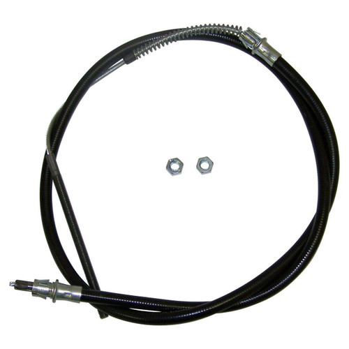 Crown Automotive 52003181 Front Parking Brake Cable - 62" Long - Fits 1987-1990 Jeep YJ Wrangler w/ 93" Wheelbase