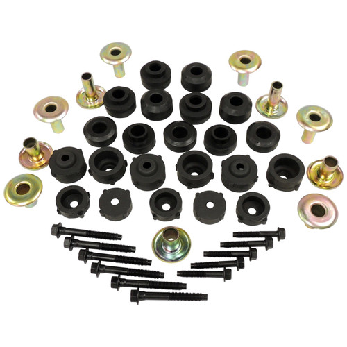Crown Automotive 55176180MK Body Mount Set Front & Rear Left & Right Upper & Lower - Fits 1997-2006 Jeep TJ Wrangler