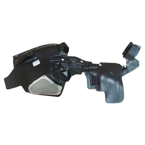 Crown Automotive 55157117AH Left Front Fender Splash Shield - Fits 2007-2018 Jeep JK Wrangler (Black Plastic)