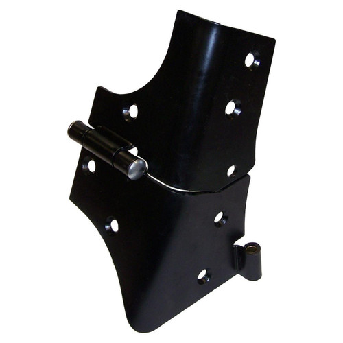 Crown Automotive 55075703AH Left Windshield Hinge - Fits 1997-2006 Jeep TJ Wrangler (Black Primed)