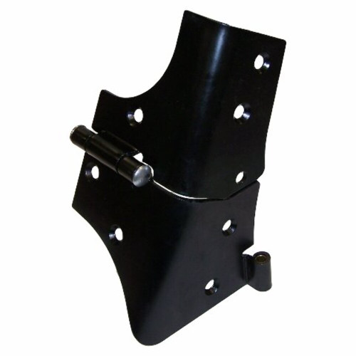 Crown Automotive 55075703AH Left Windshield Hinge - Fits 1997-2006 Jeep TJ Wrangler (Black Primed)