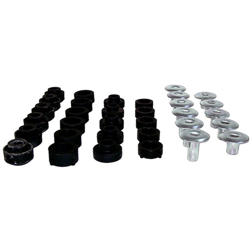 Crown Automotive 55176180K Body Mount Set Front & Rear Left & Right Upper & Lower - Fits 1997-2006 Jeep