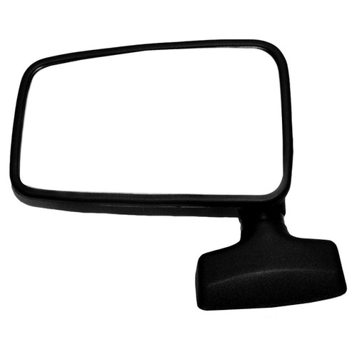 Crown Automotive 55024249 Left Manual Folding Door Mirror - Fits 1987-1993 Jeep YJ/XJ/MJ w/ Small Non-Remote