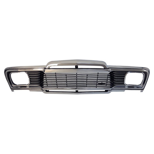 Crown Automotive J5465070 Chrome Plastic Grille for 1984-1985 Jeep Grand Wagoneer and 1979-1980 J-10, J-20 - Prop 65