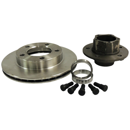 Crown Automotive J5363421 Disc Brake Rotor and Hub Assembly Front Left or Right - Fits 1981-1986 Jeep CJ-5, CJ-7, CJ-8