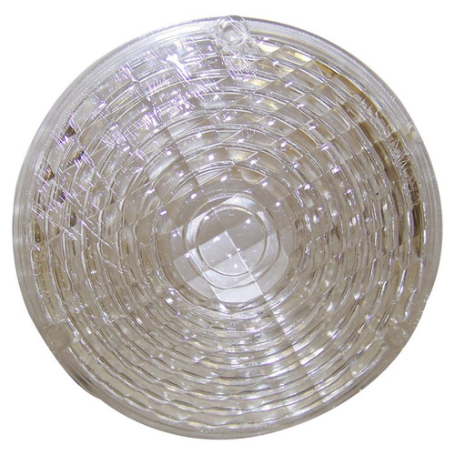 Crown Automotive J0991402 Clear Front Parking Light Lens for 1969-1976 Jeep CJ-5, CJ-6, CJ-7 w/ 3-Screw Lens - Left or Right