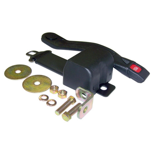 Crown Automotive BELT2B 2-Point Retractable Front Seat Belt for 1976-1981 Jeep CJ-5, CJ-7, CJ-8 Scrambler - Black, Left or Right