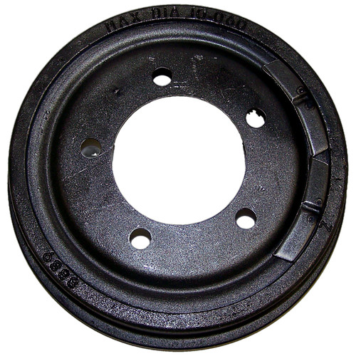 Crown Automotive J0994306 Brake Drum Front or Rear Left or Right - Fits 1966-1971 Jeep CJ-5, CJ-6, C101 Commando, 10" Brakes