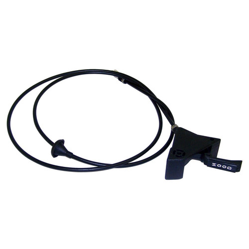 Crown Automotive J5758027 Hood Release Cable for 1981-1991 Jeep SJ Wagoneer, Cherokee, Grand Wagoneer, J-Series J-10 J-20