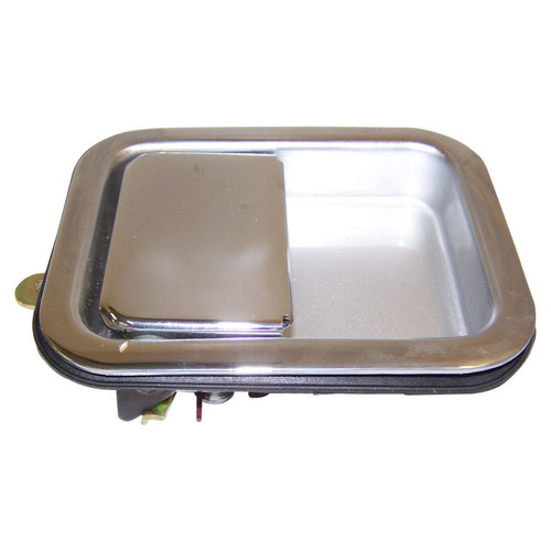 Crown Automotive J5758172 Chrome Ext. Door Handle - CJ/YJ Right Side or TJ Left Side w/ Full Steel Doors