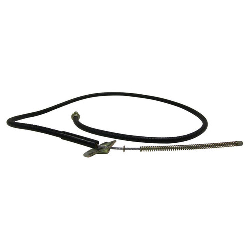 Crown Automotive J5355324 Right Rear Parking Brake Cable for 1976-1978 Jeep CJ-5, CJ-7 w/ 11" Brakes - 62" Bolt-On