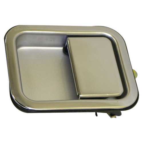 Crown Automotive J5758173 Chrome Ext. Door Handle - CJ/YJ Left Side or TJ Right Side w/ Full Steel Doors